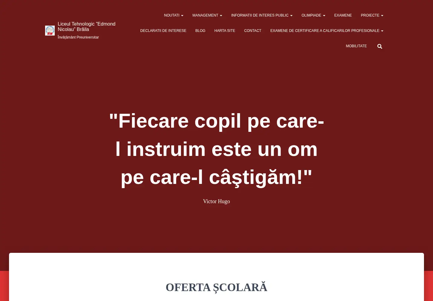 Screenshot of edmondnicolaubr.ro