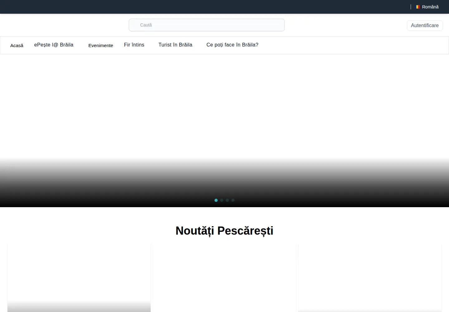 Captured homepage of epestelabraila.ro in the current scan