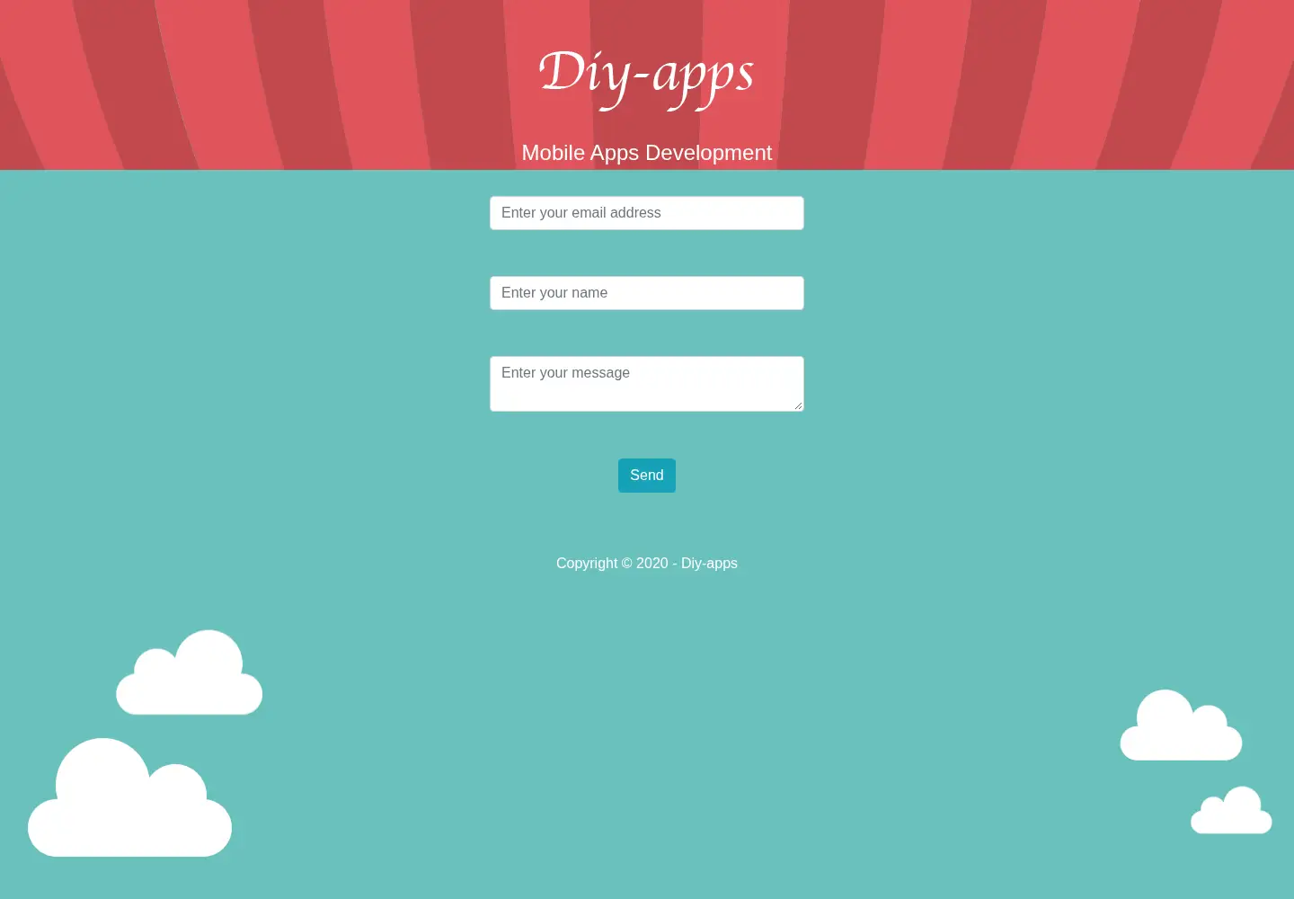 Captured homepage of diy-app.ru in the current scan