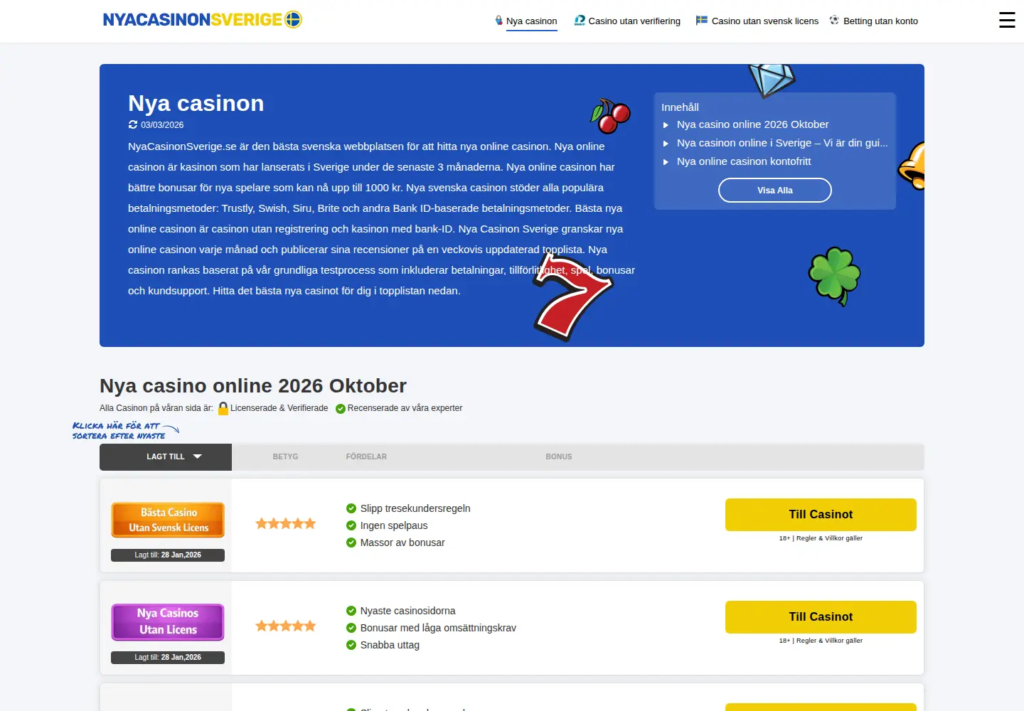 Captured homepage of rc-laser.se in the current scan