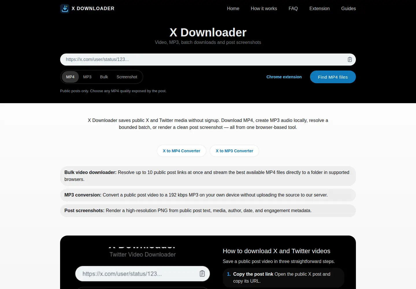 Captured homepage of xdownloader.site in the current scan