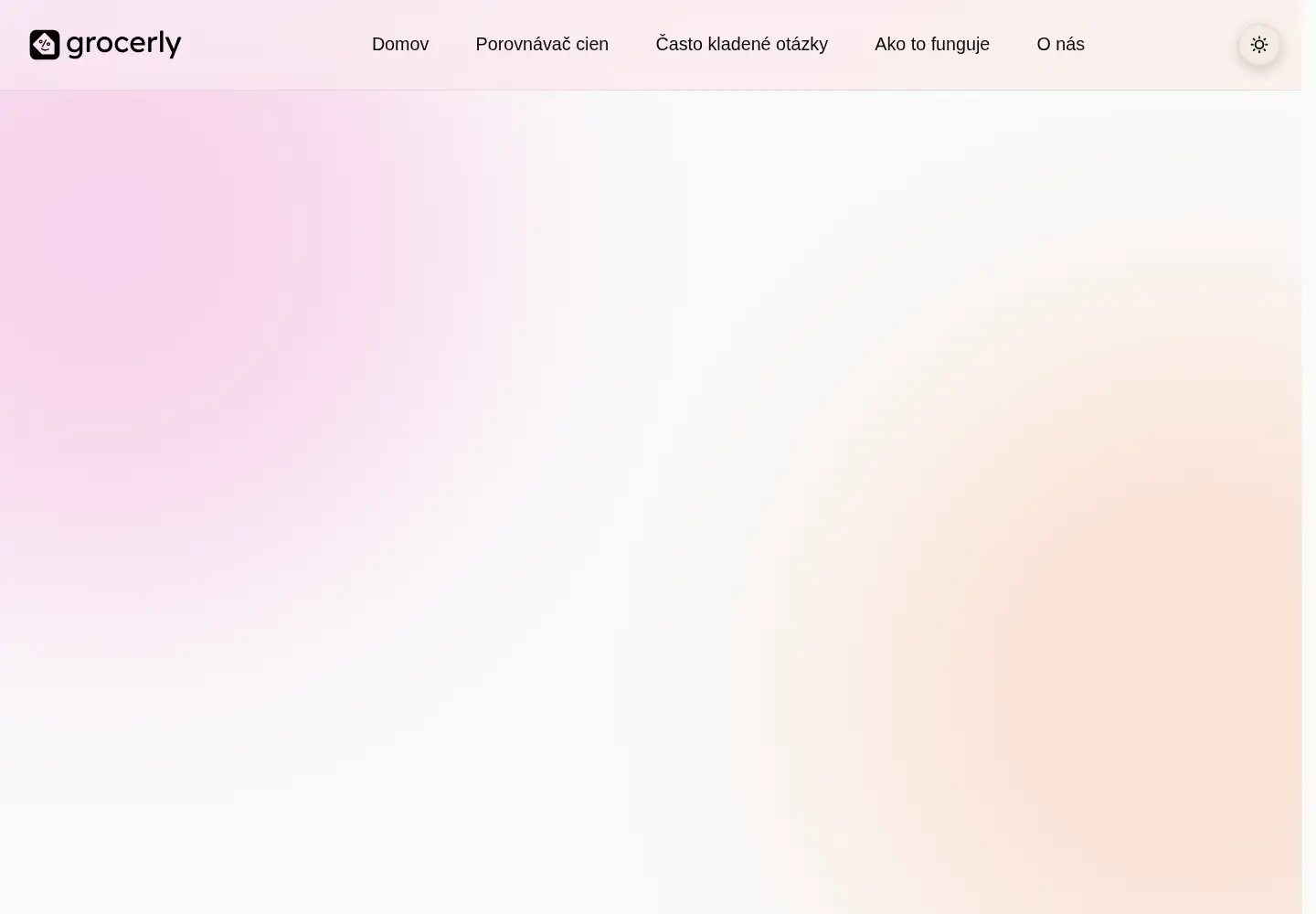 Screenshot of grocerly.sk