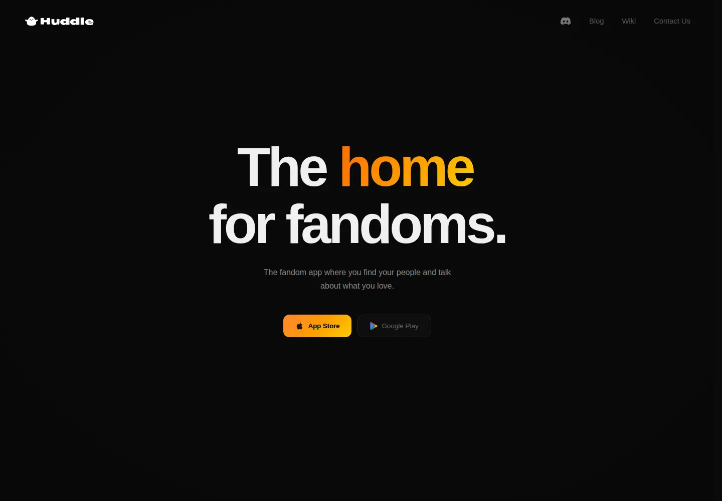 Screenshot of huddle.so