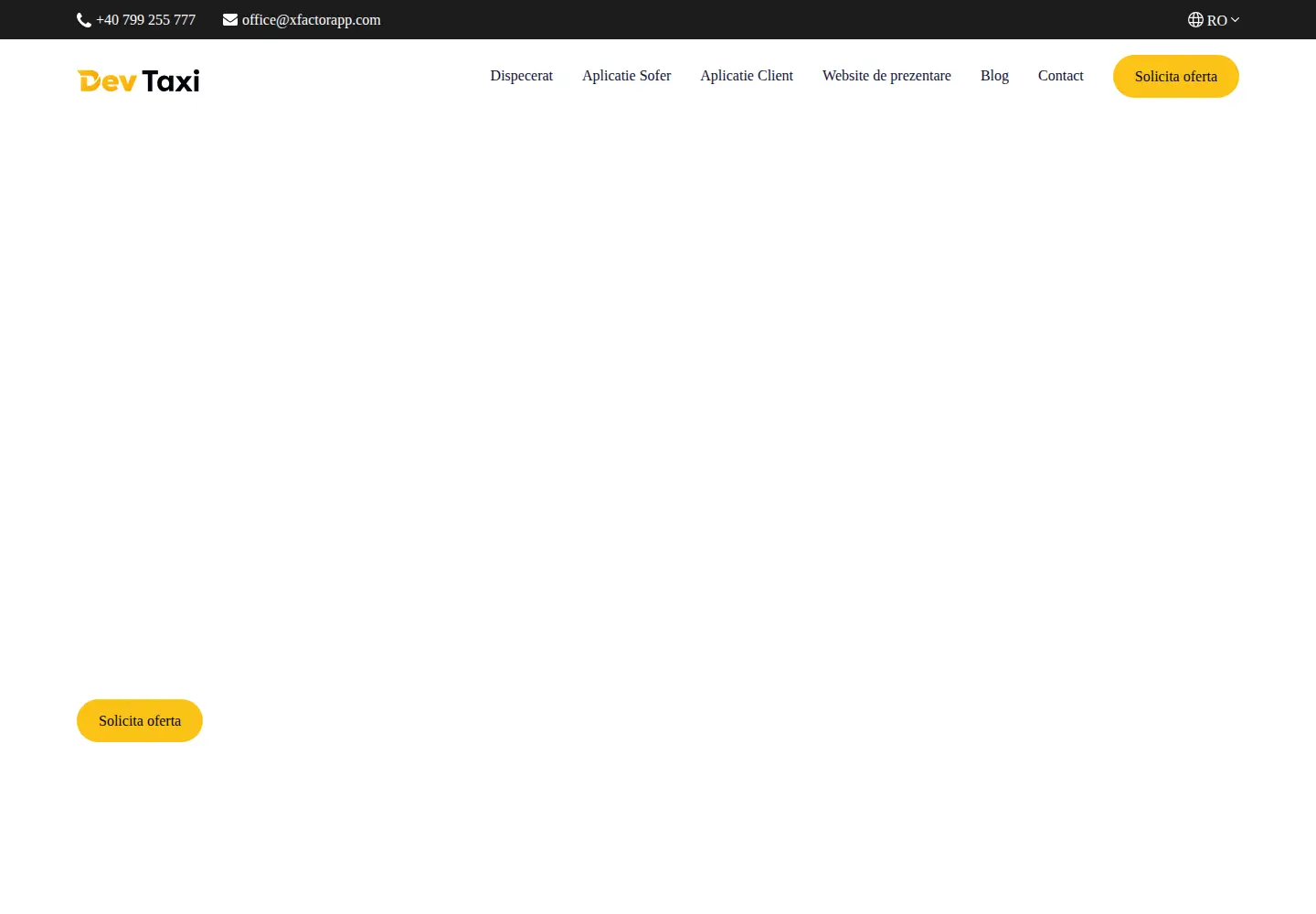 Screenshot of dev.taxi