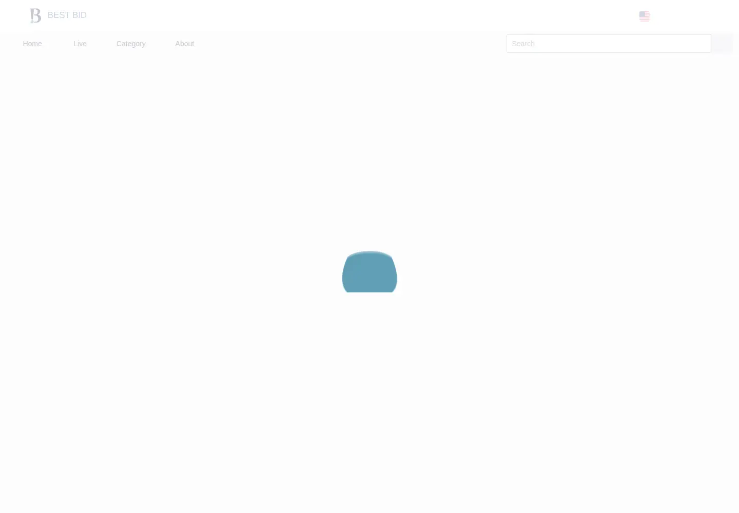 Captured homepage of bestbid.tech in the current scan