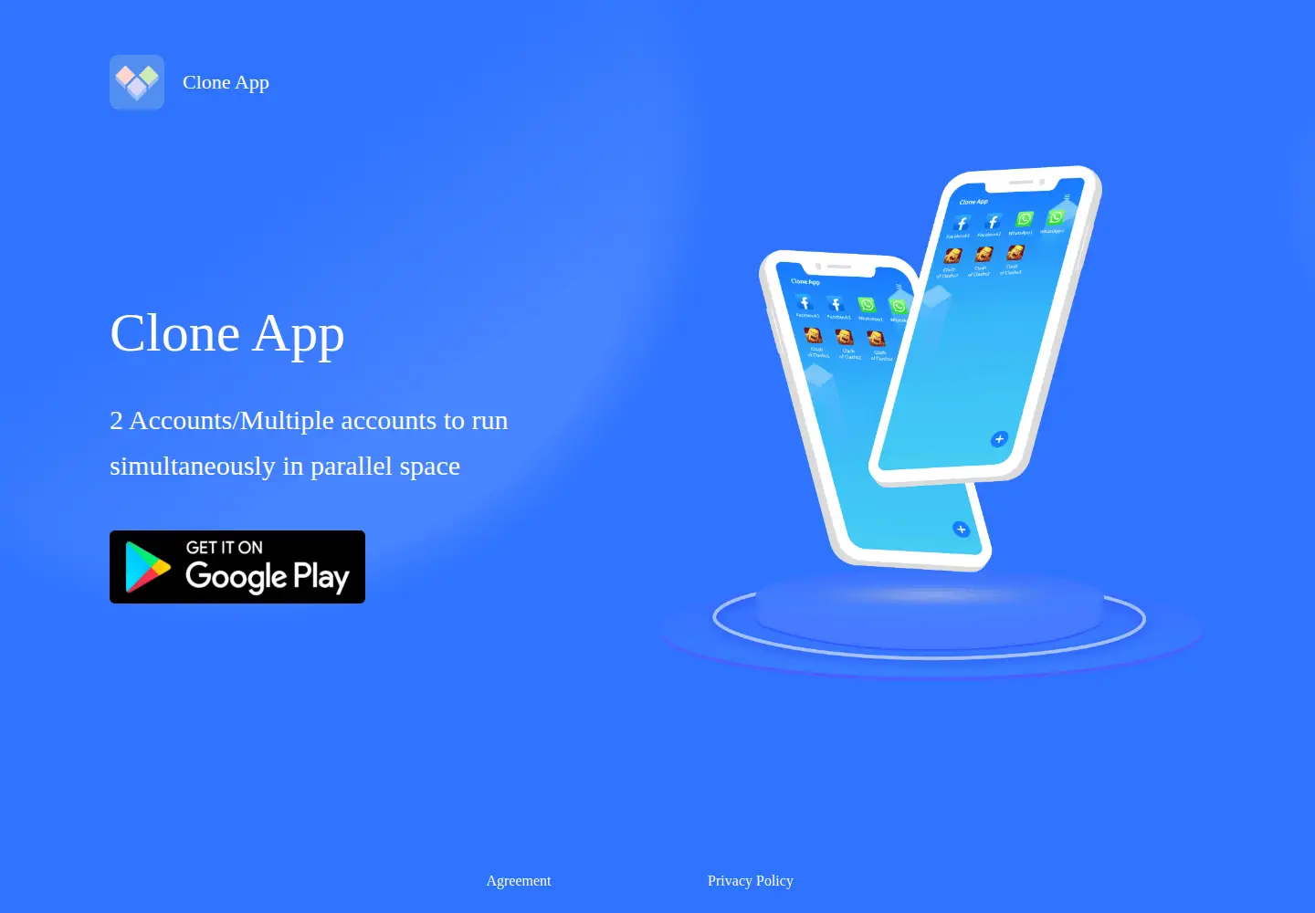 Screenshot of cloneapp.tech