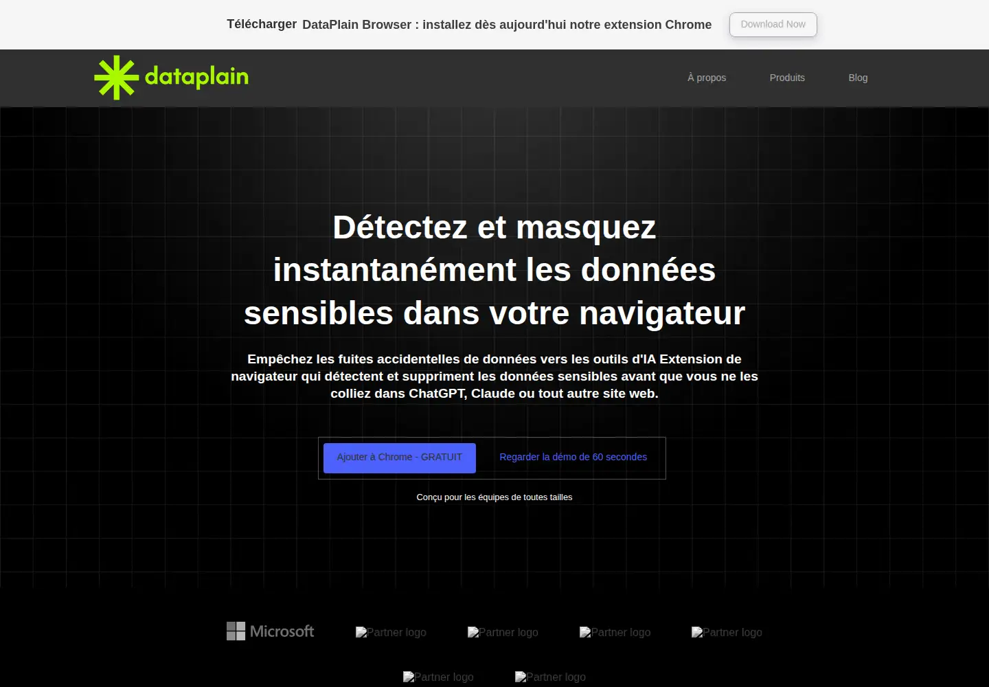 Screenshot of dataplain.tech