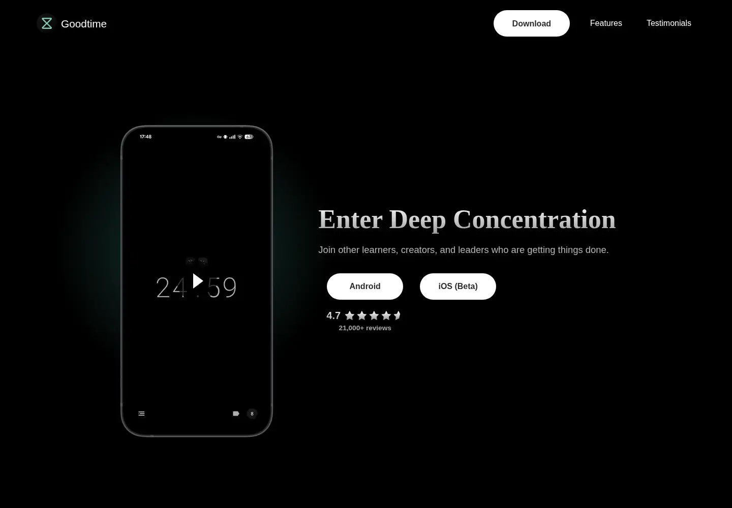 Screenshot of goodtime.tools