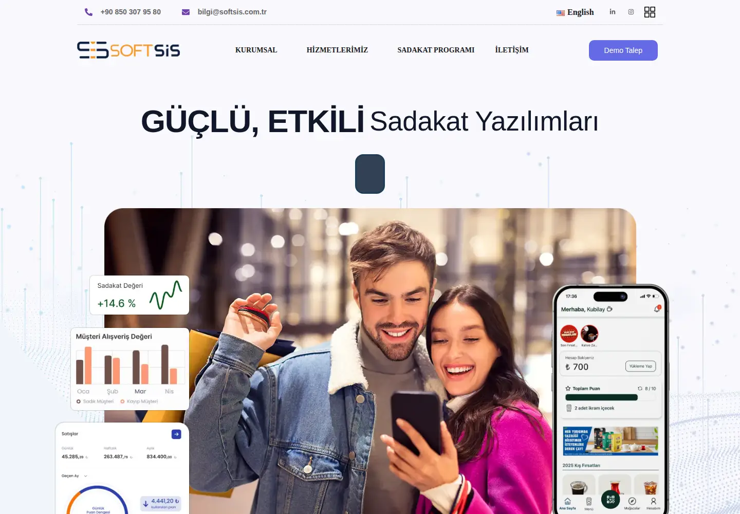 Captured homepage of softsis.com.tr in the current scan