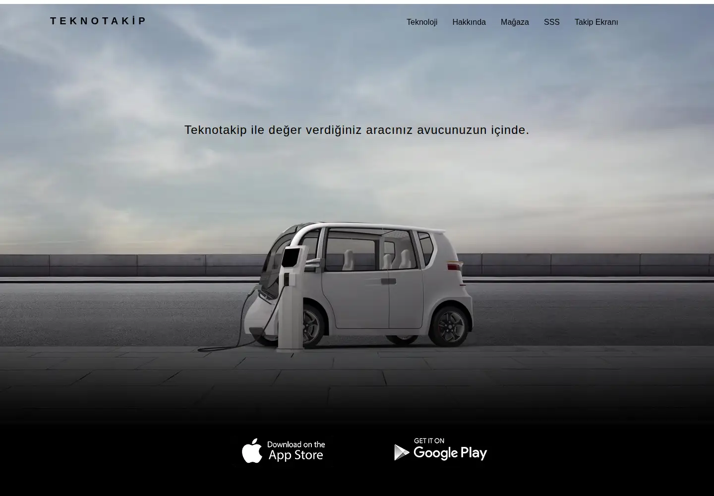 Captured homepage of teknotakip.com.tr in the current scan