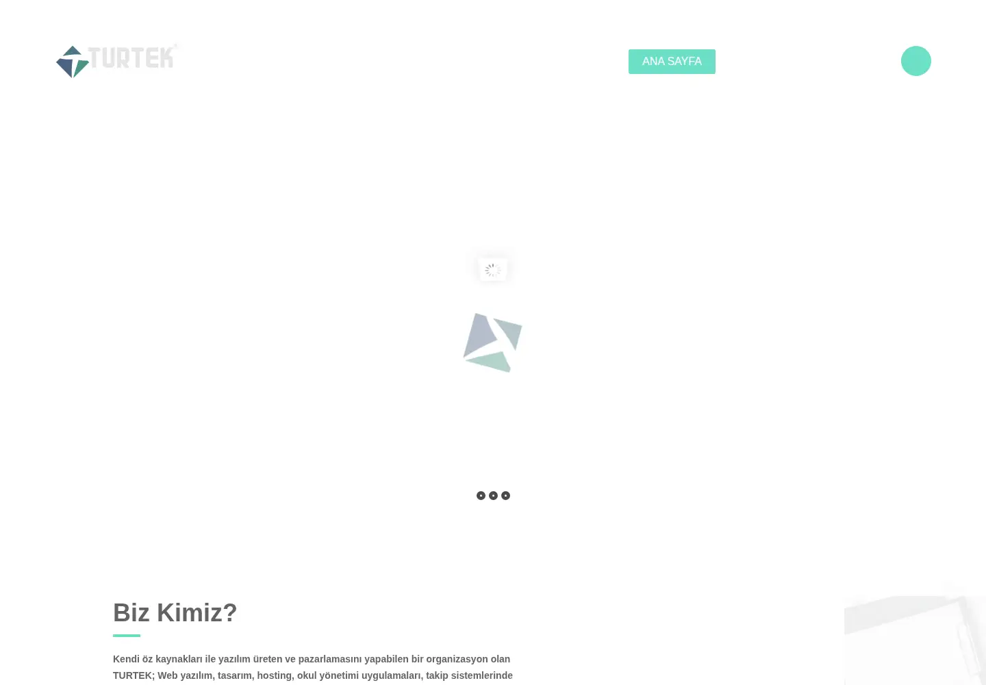 Screenshot of turtekyazilim.com.tr