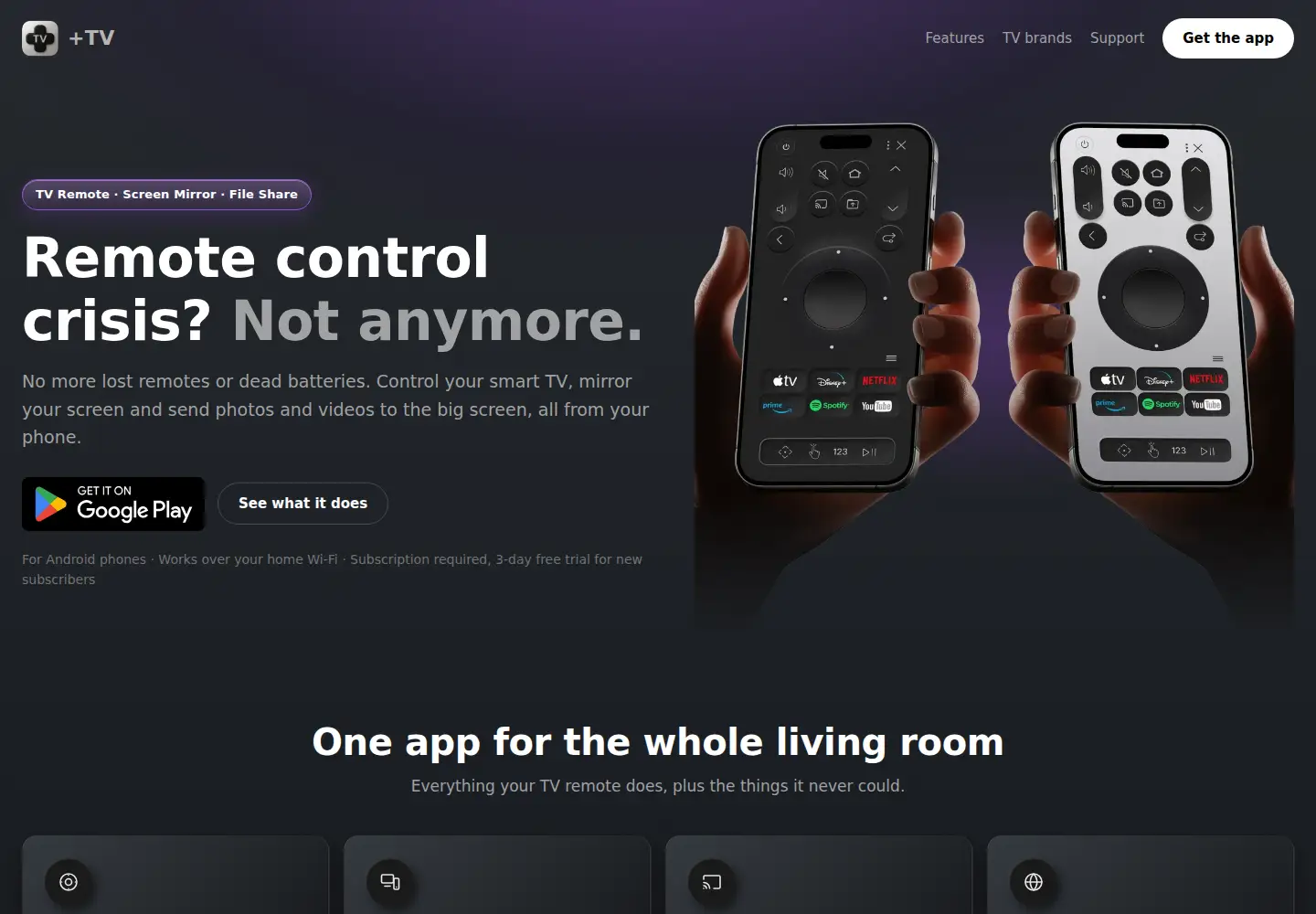 Screenshot of plus.tv
