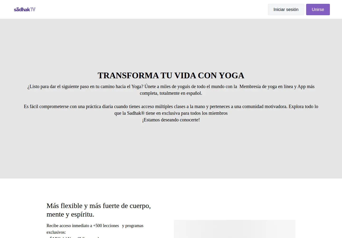 Screenshot of sadhak.tv