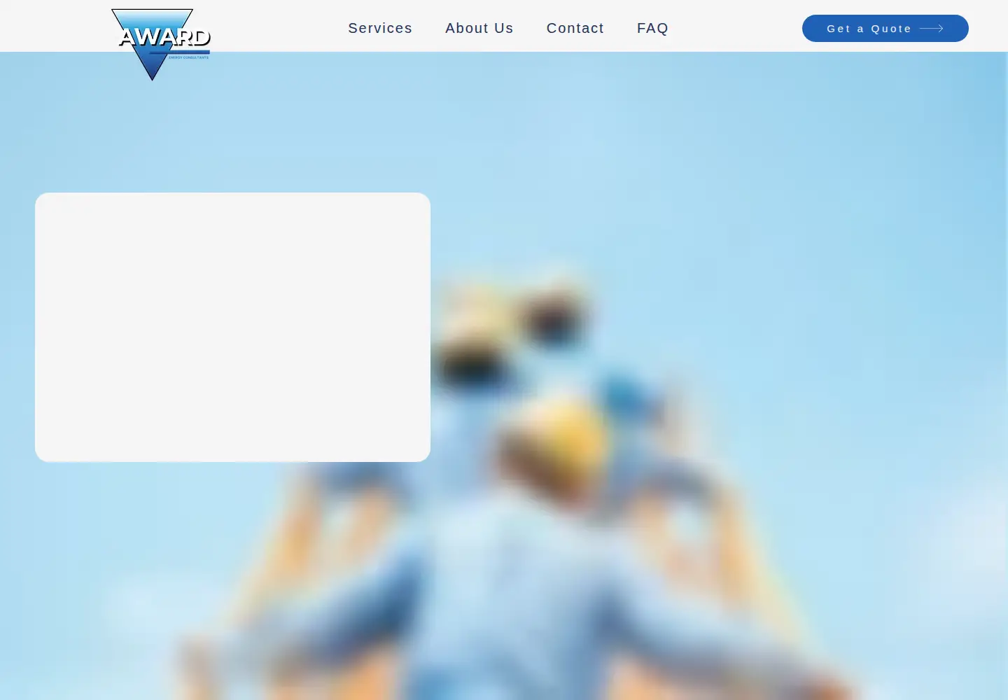 Screenshot of awardenergy.co.uk