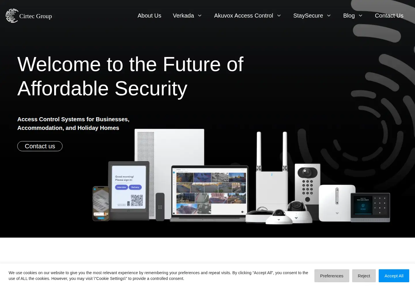 Screenshot of cirtecgroup.co.uk