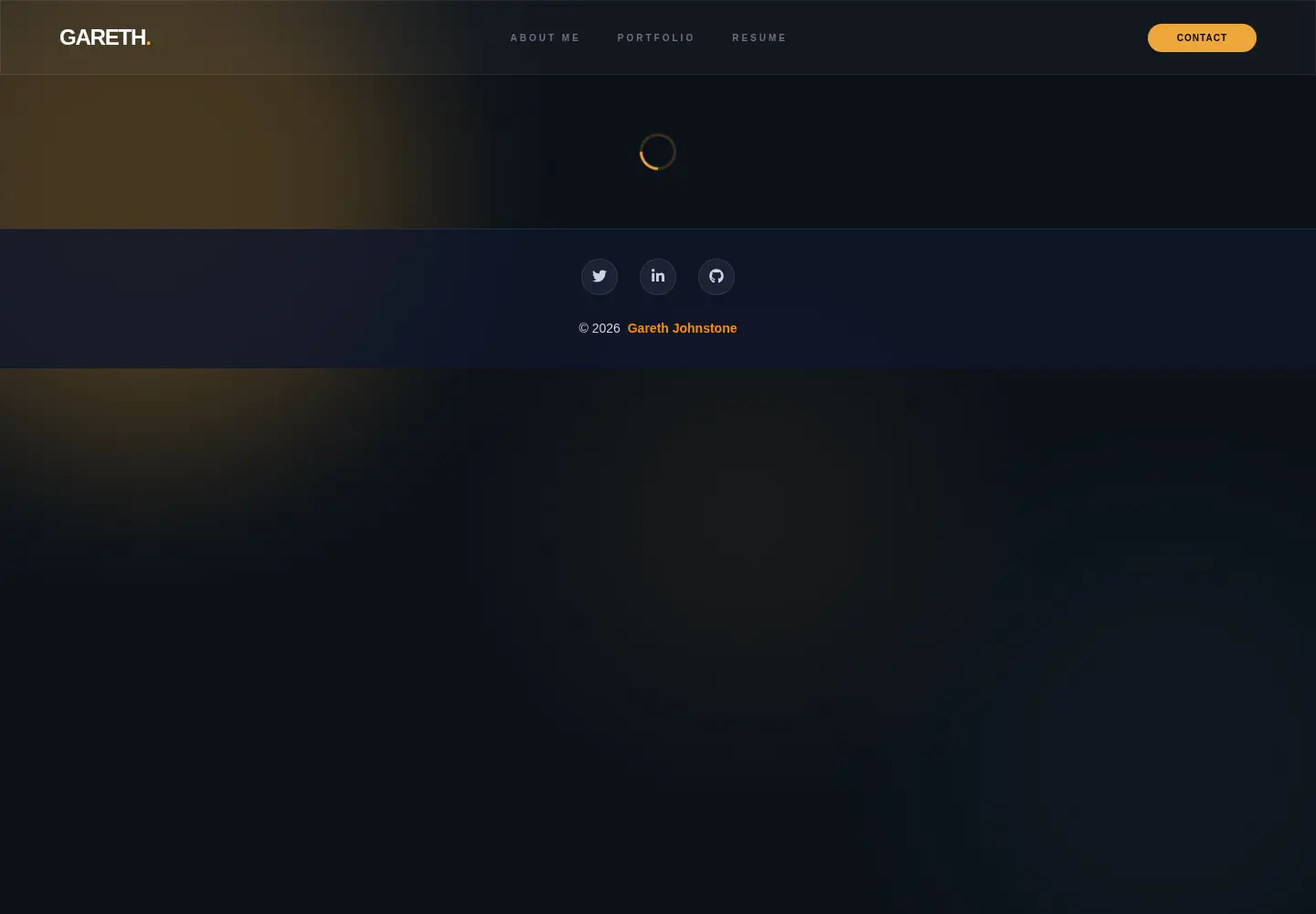 Screenshot of garethjohnstone.co.uk