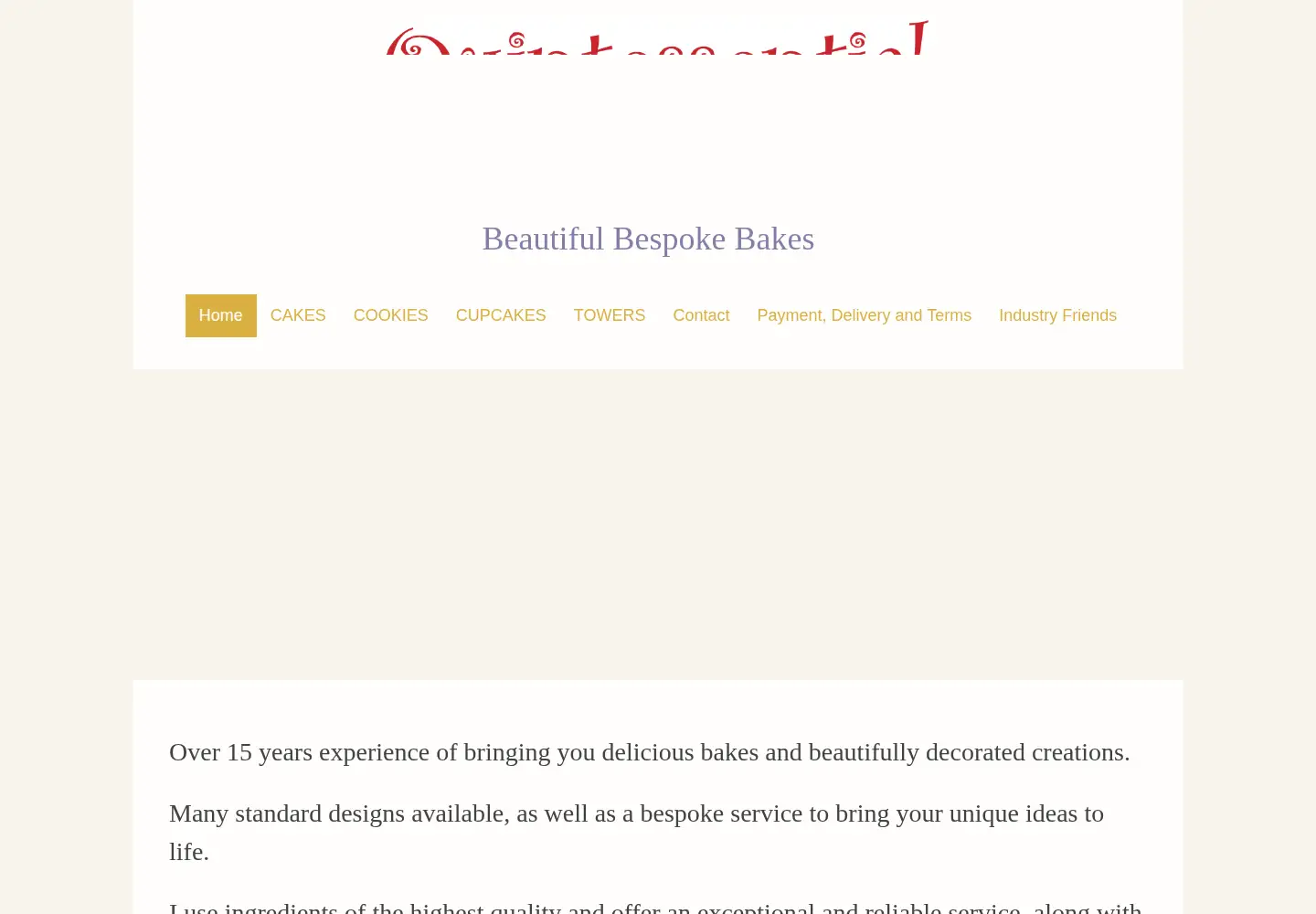 Captured homepage of quintessentialcookies.co.uk in the current scan