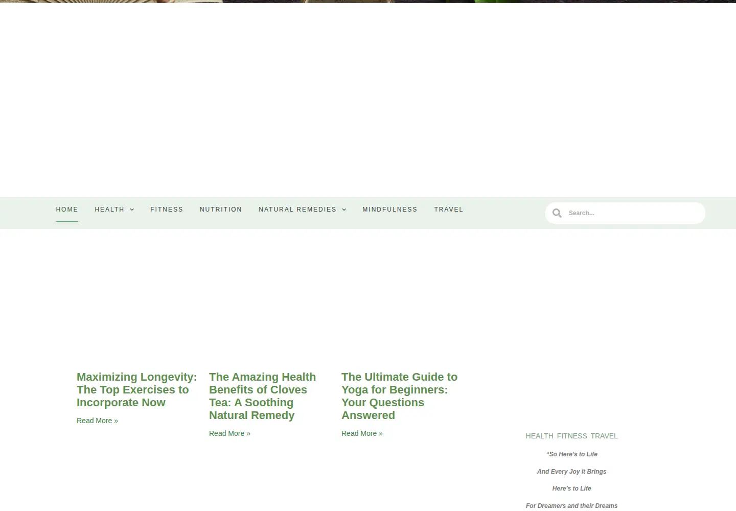 Captured homepage of theaoj.co.uk in the current scan