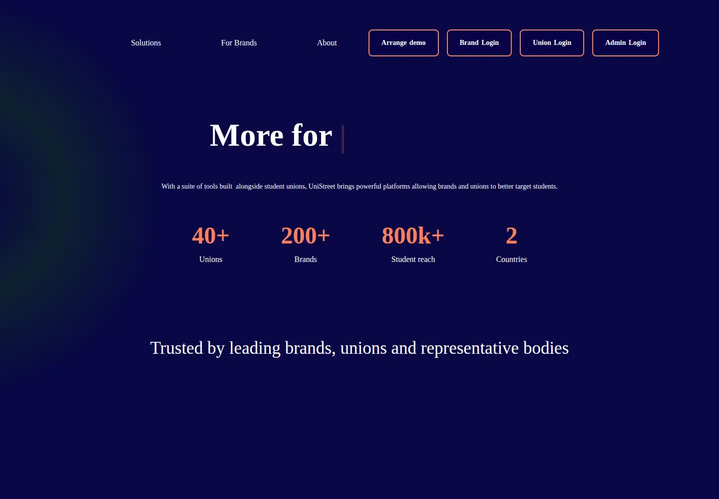 Screenshot of uni-street.co.uk
