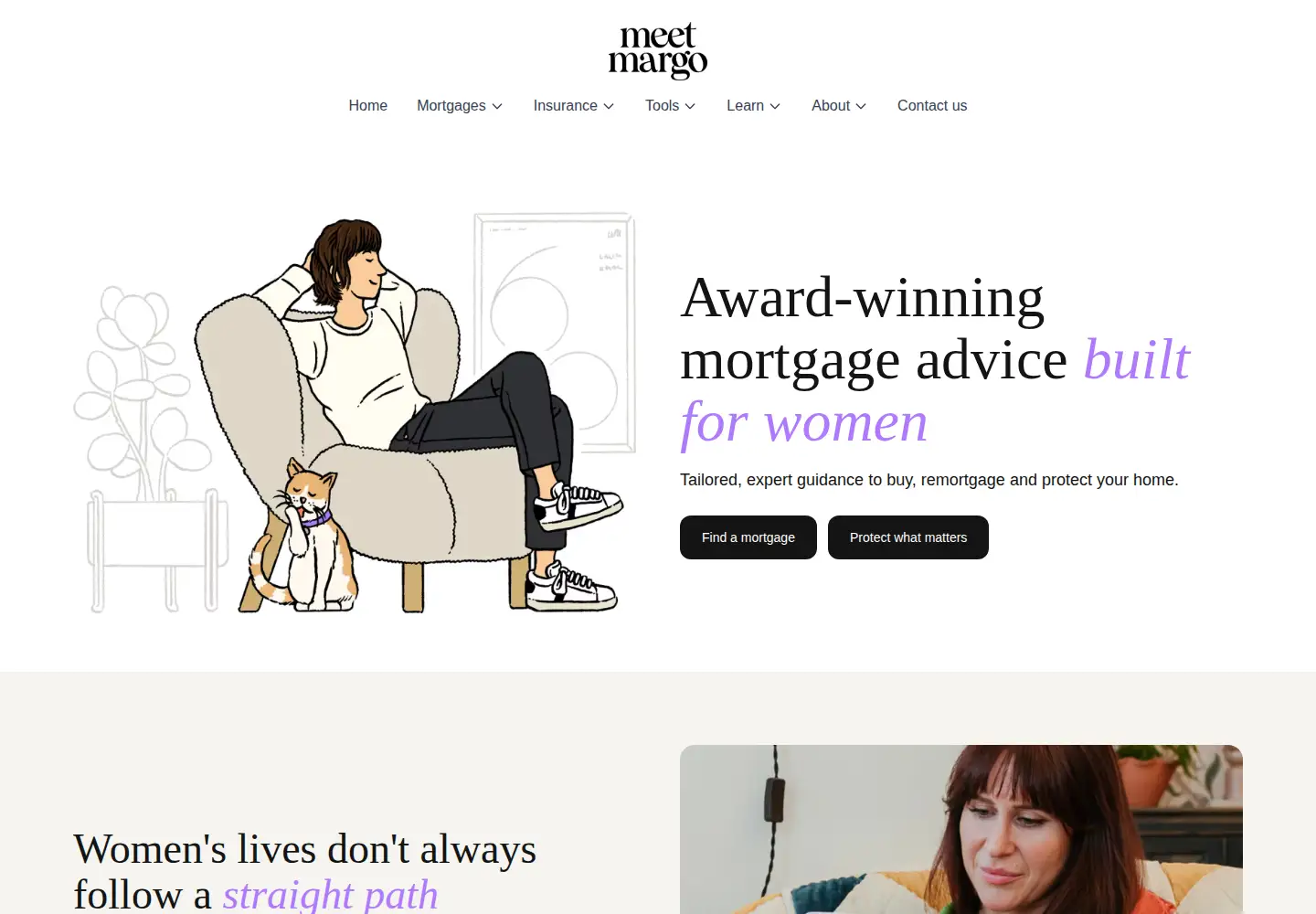 Captured homepage of meetmargo.uk in the current scan