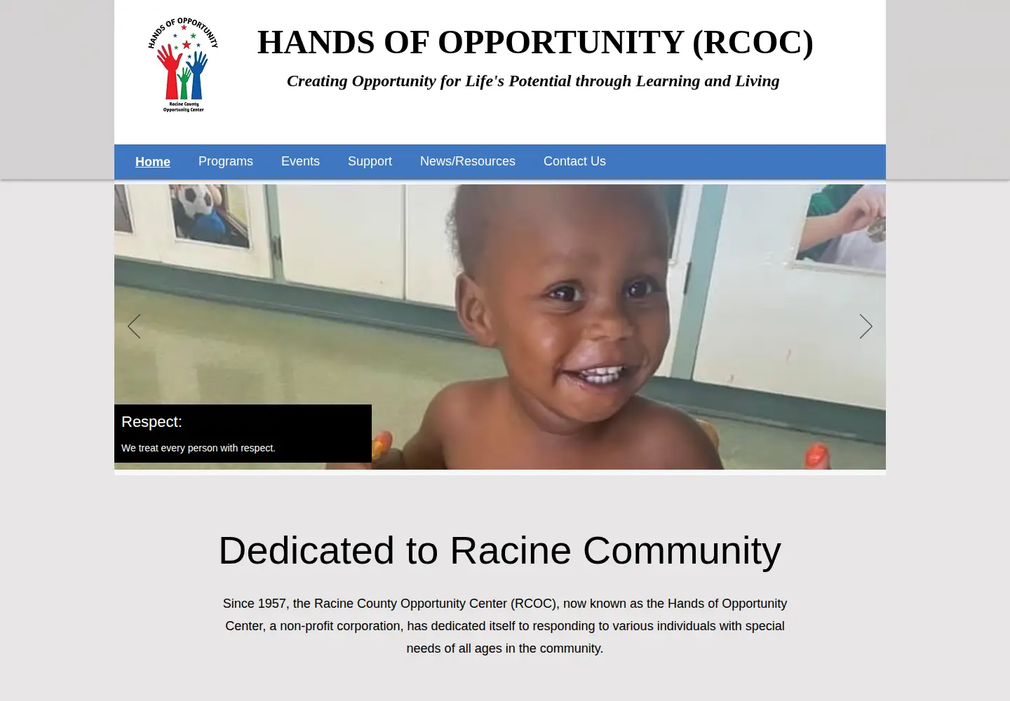 Screenshot of rcoc.us
