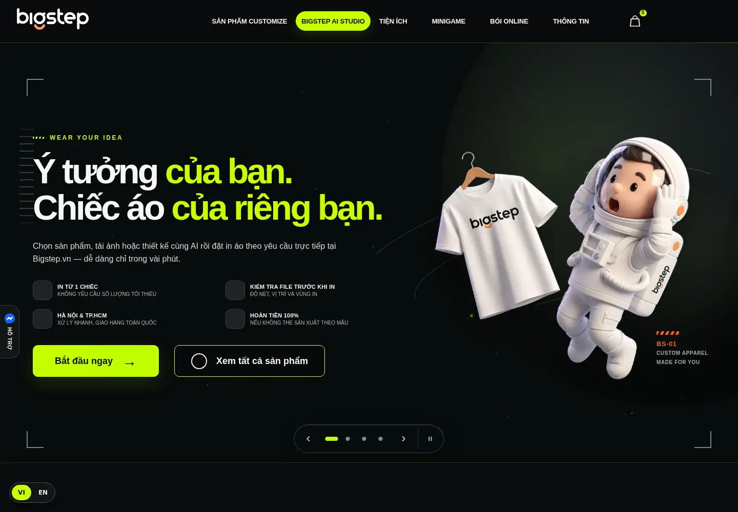Screenshot of bigstep.vn