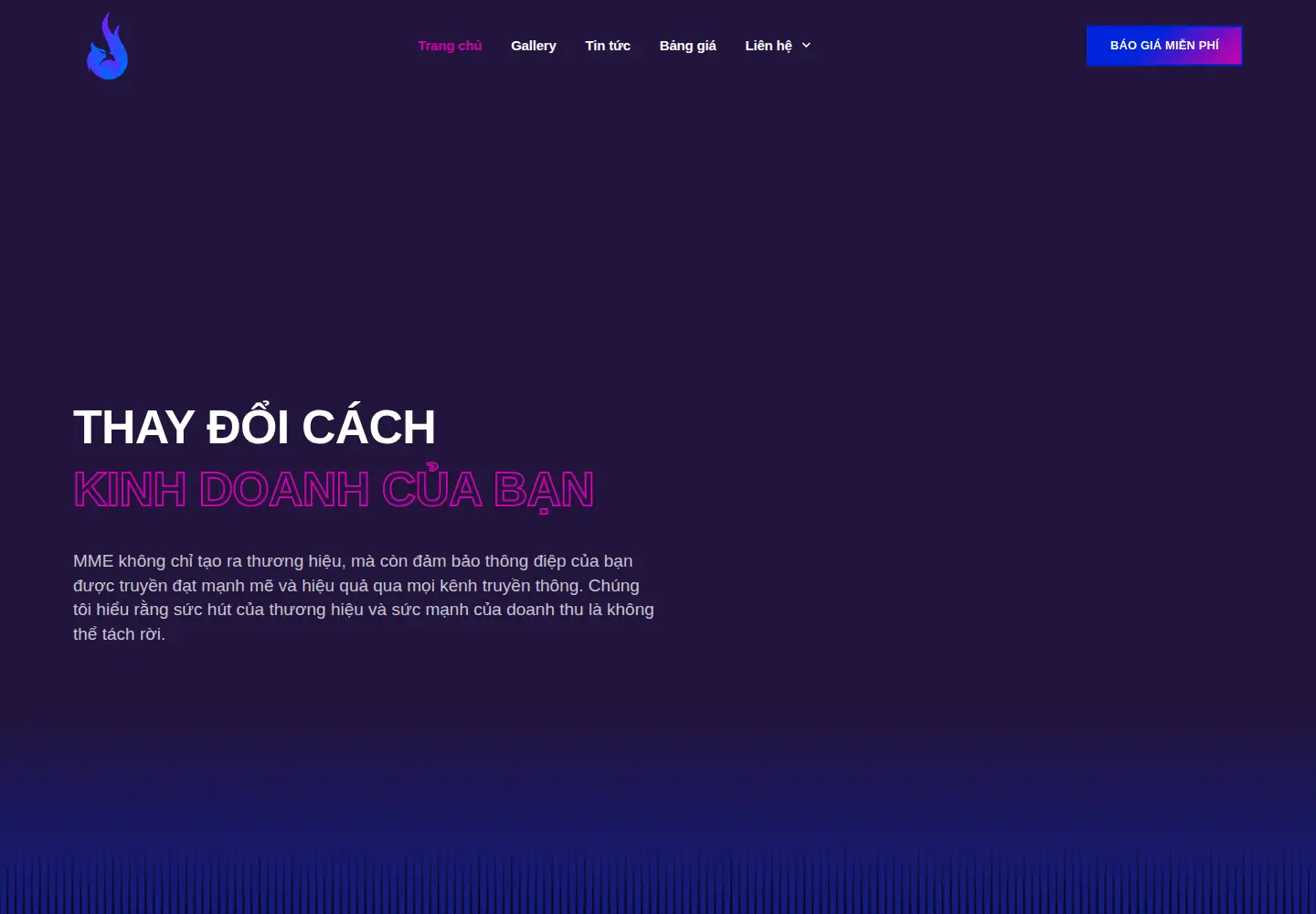 Screenshot of mme.com.vn