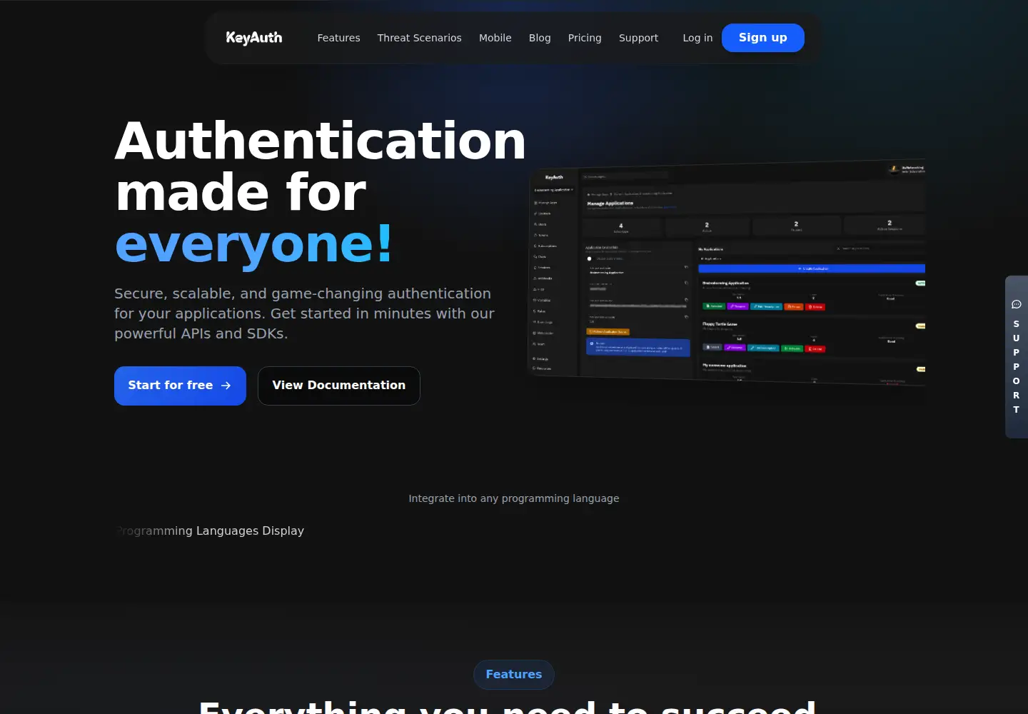 Screenshot of keyauth.win