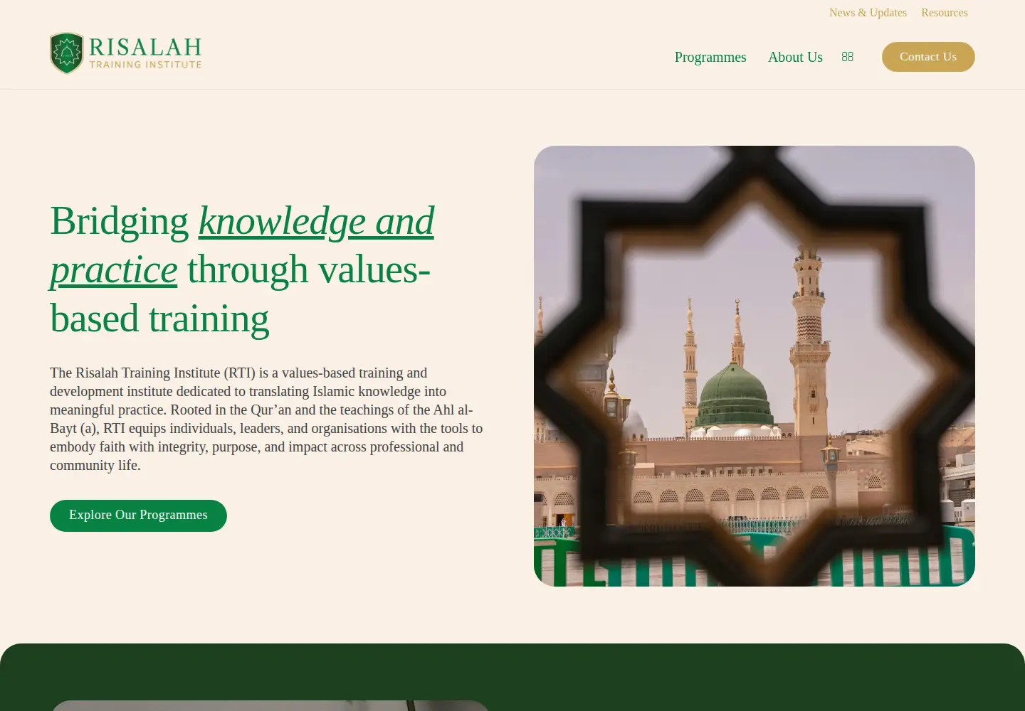 Screenshot of risalah.ac