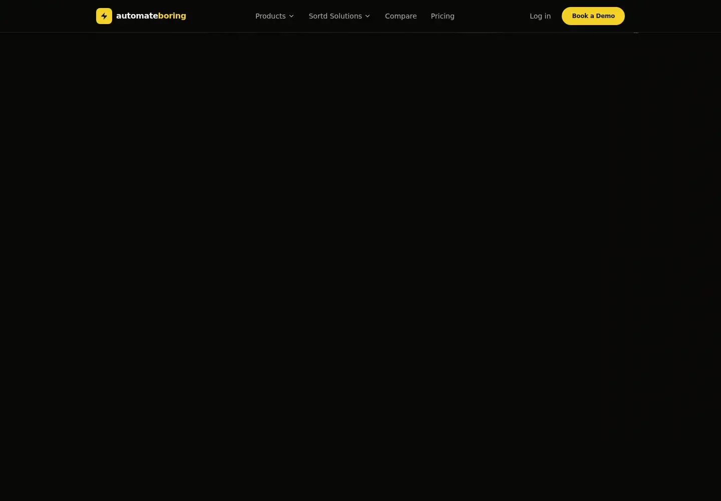 Screenshot of automateboring.ai