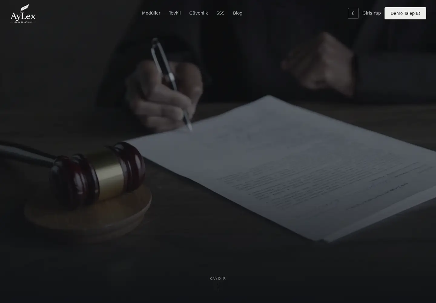 Captured homepage of aylex.ai in the current scan
