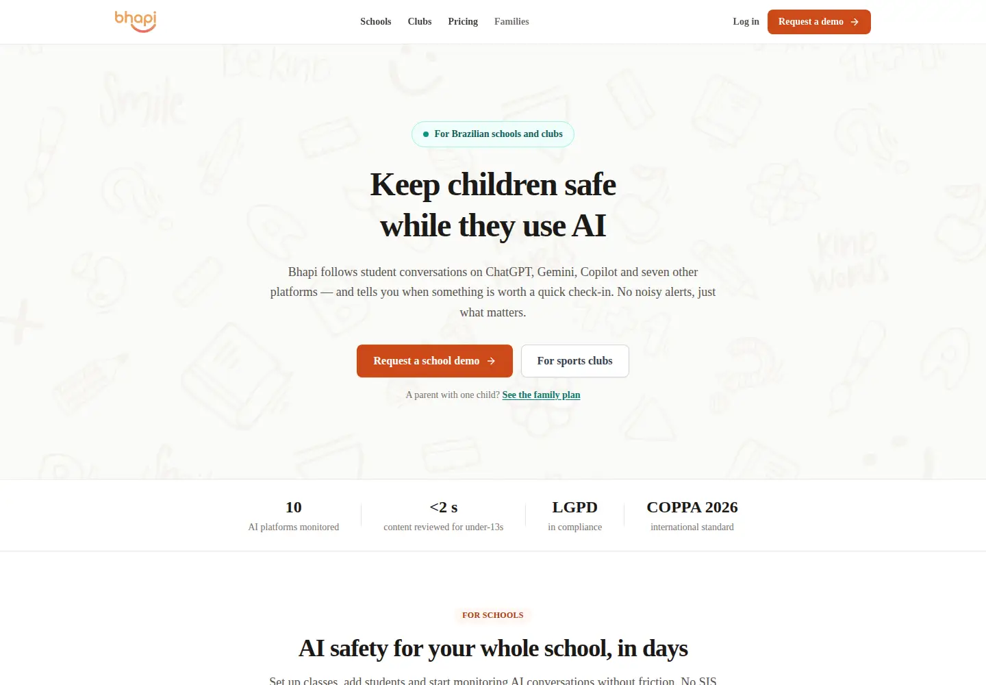 Screenshot of bhapi.ai