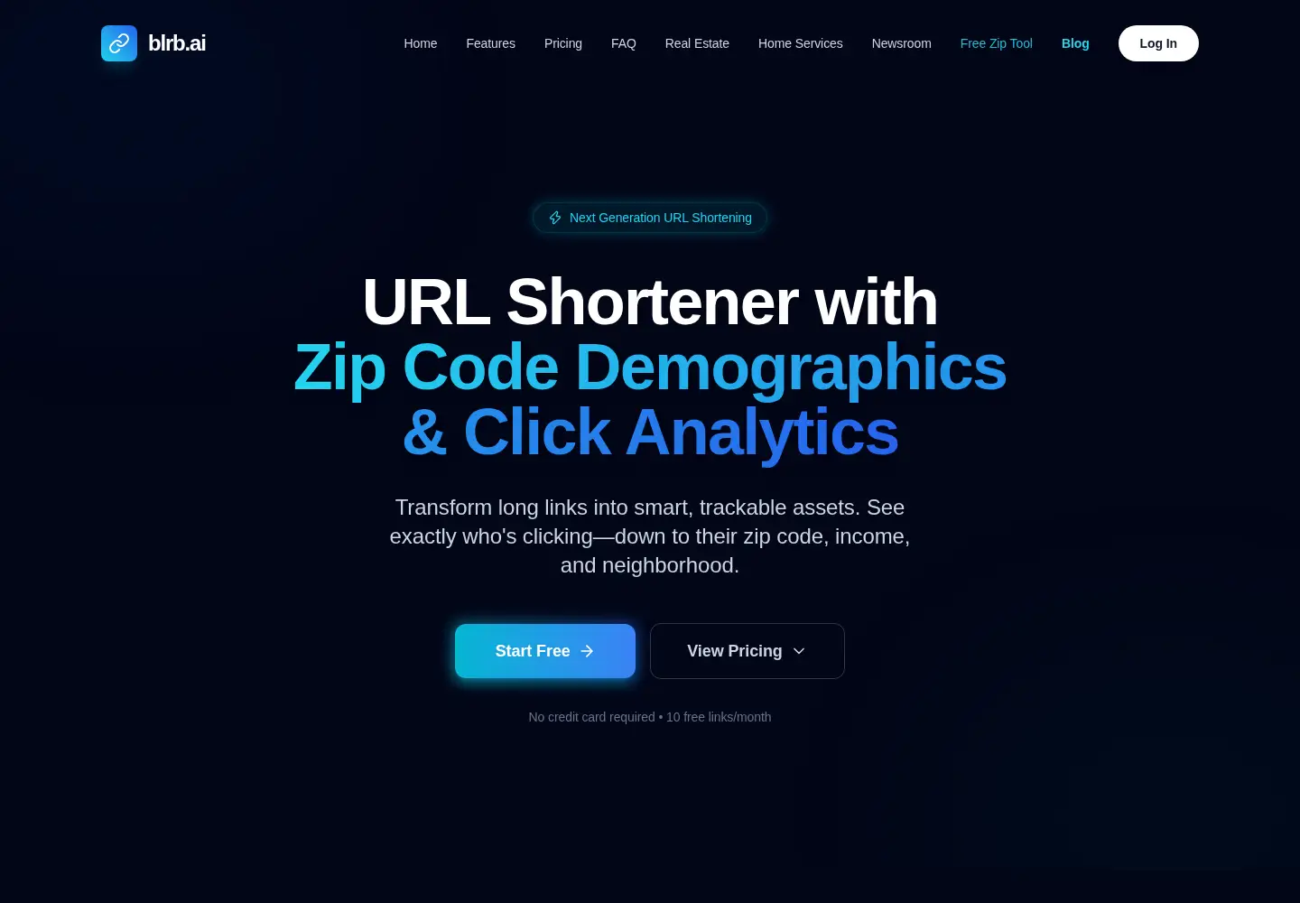 Screenshot of blrb.ai
