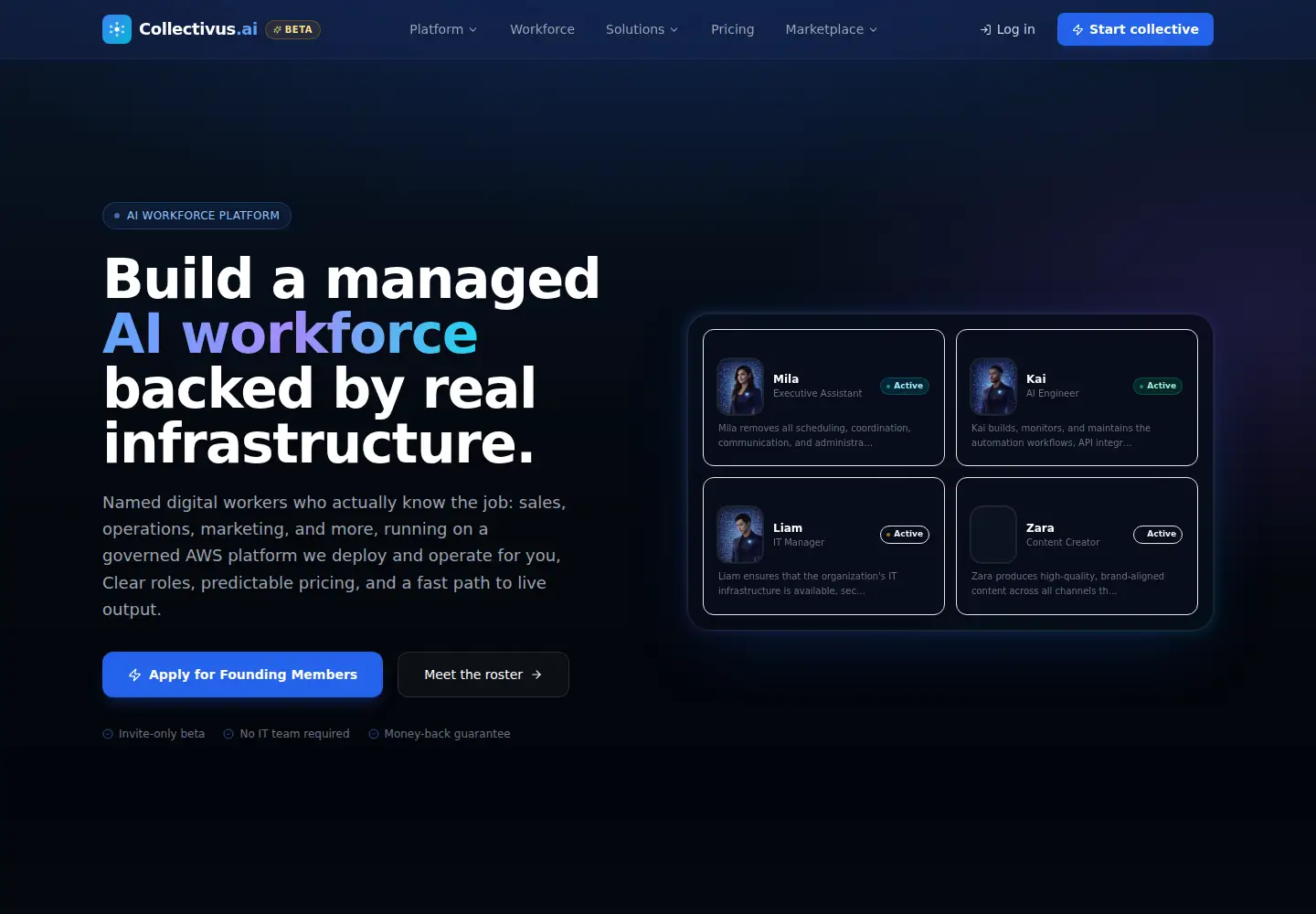 Screenshot of collectivus.ai