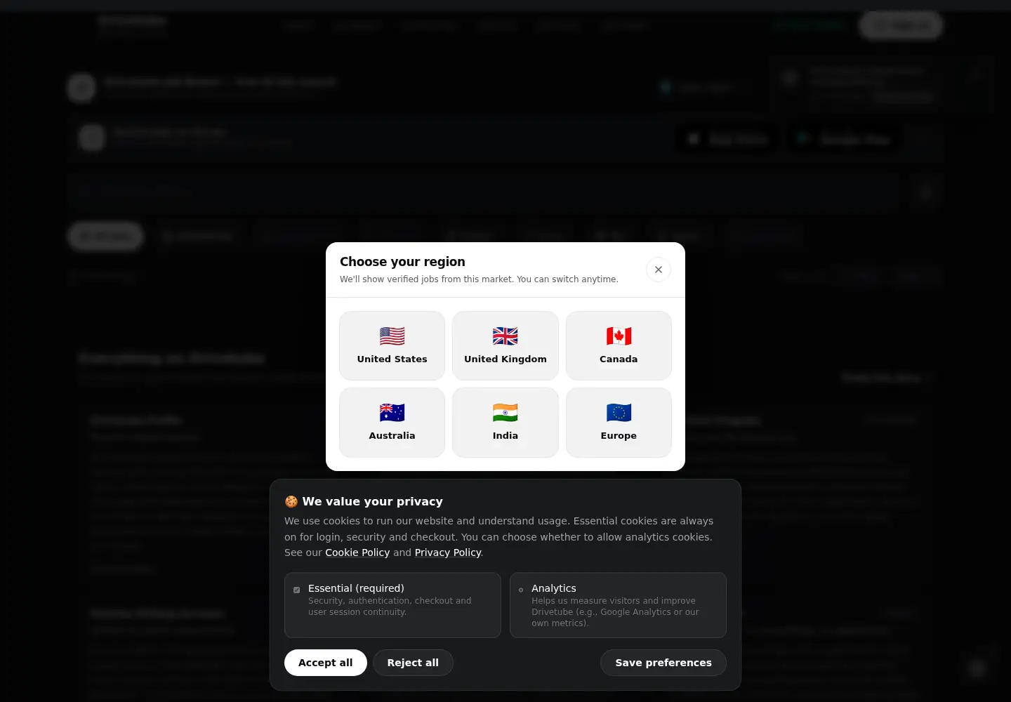 Screenshot of drivetube.ai