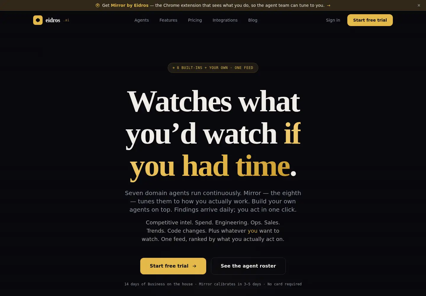 Screenshot of eidros.ai