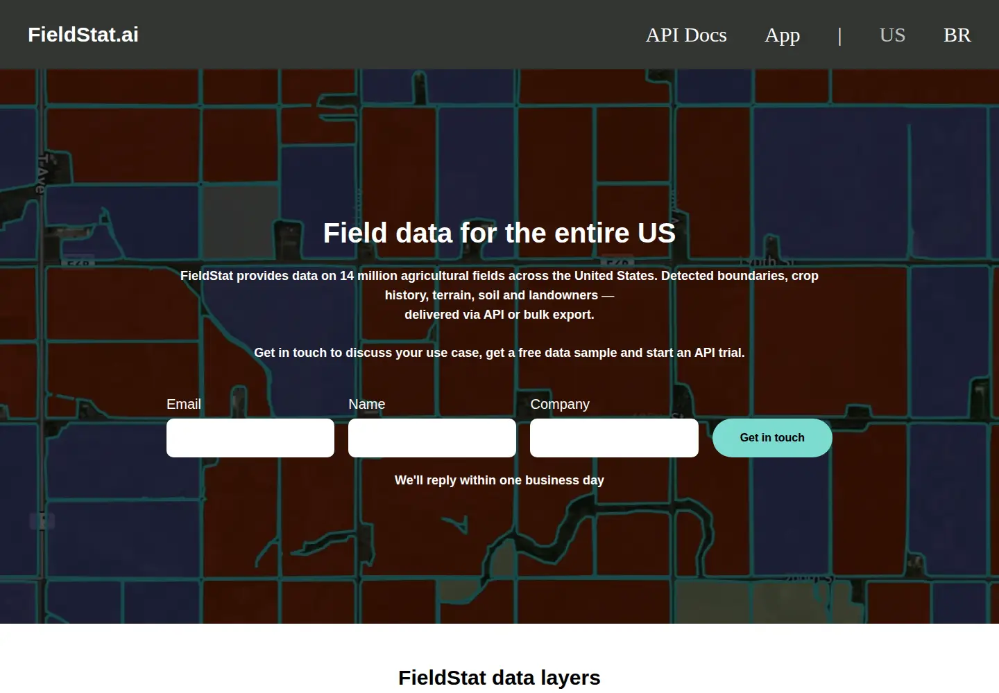 Screenshot of fieldstat.ai