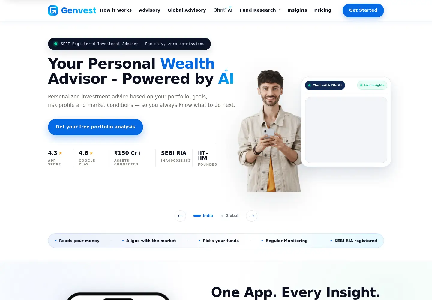 Captured homepage of genvest.ai in the current scan