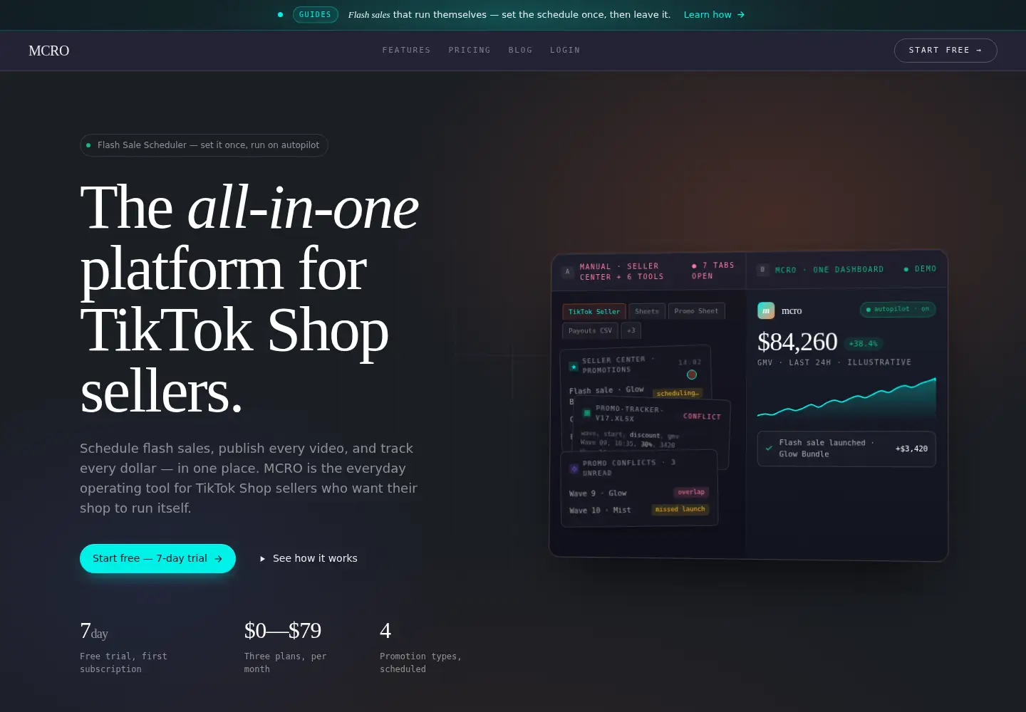 Captured homepage of mcro.ai in the current scan