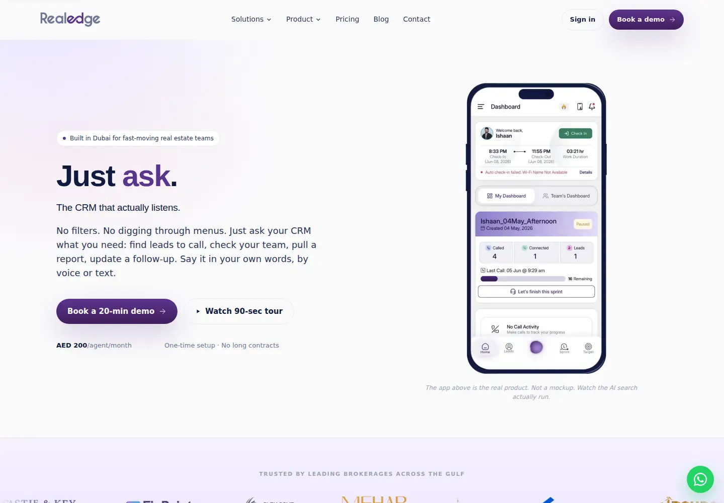 Screenshot of realedge.ai