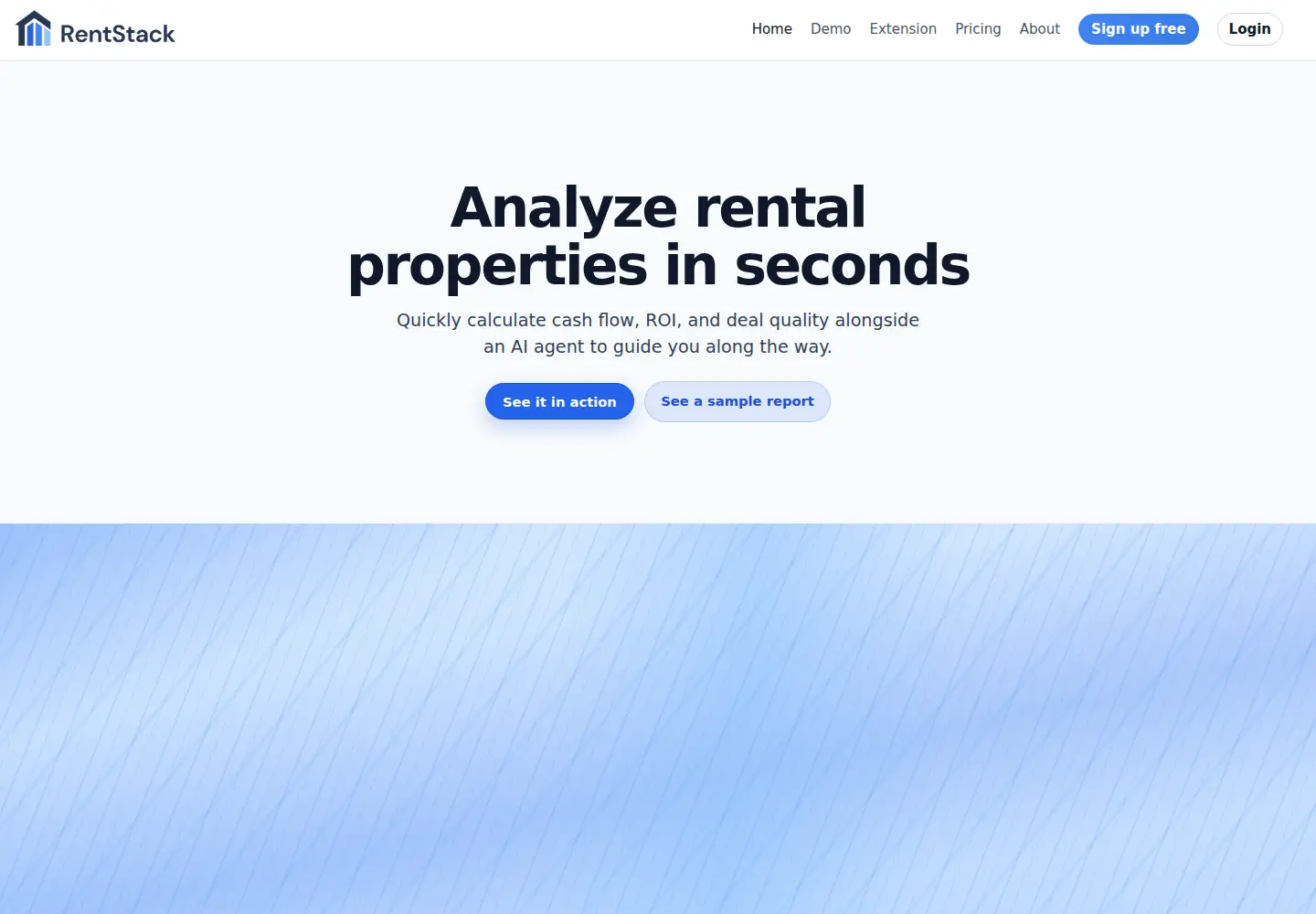 Screenshot of rentstack.ai