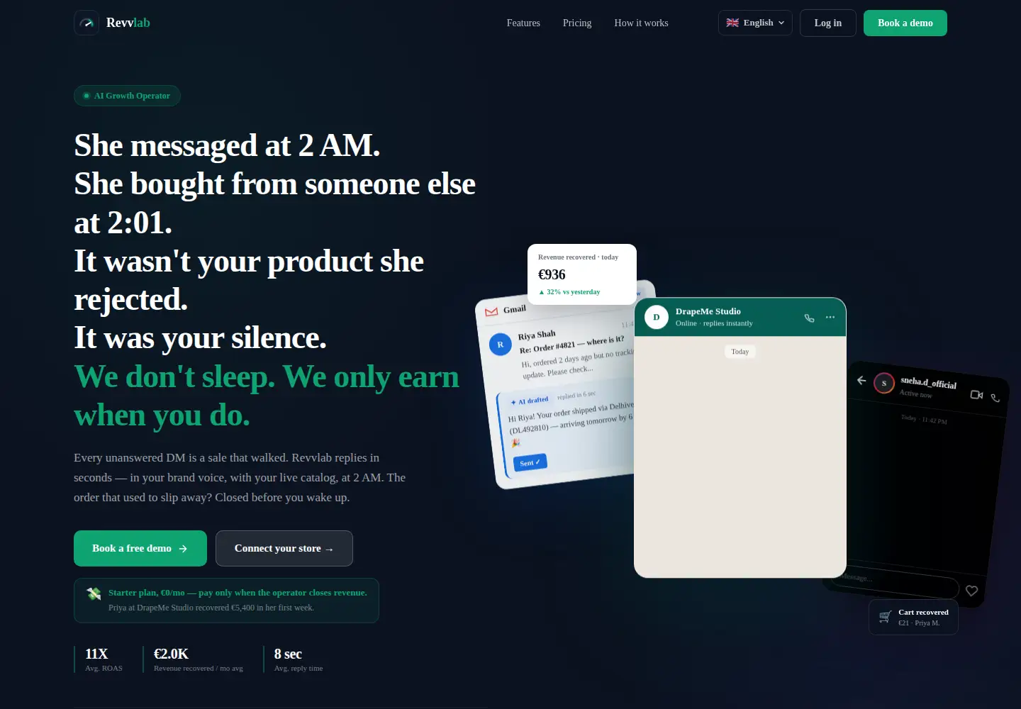 Screenshot of revvlab.ai
