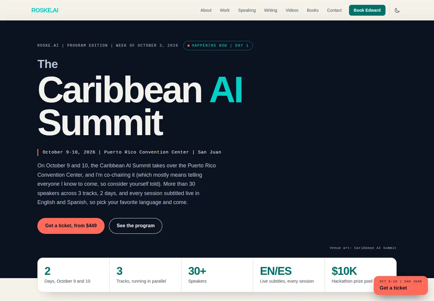 Screenshot of roske.ai