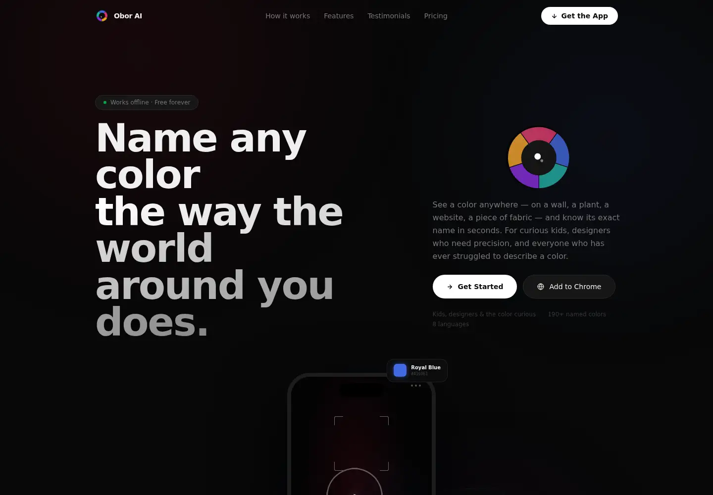 Captured homepage of useobor.ai in the current scan