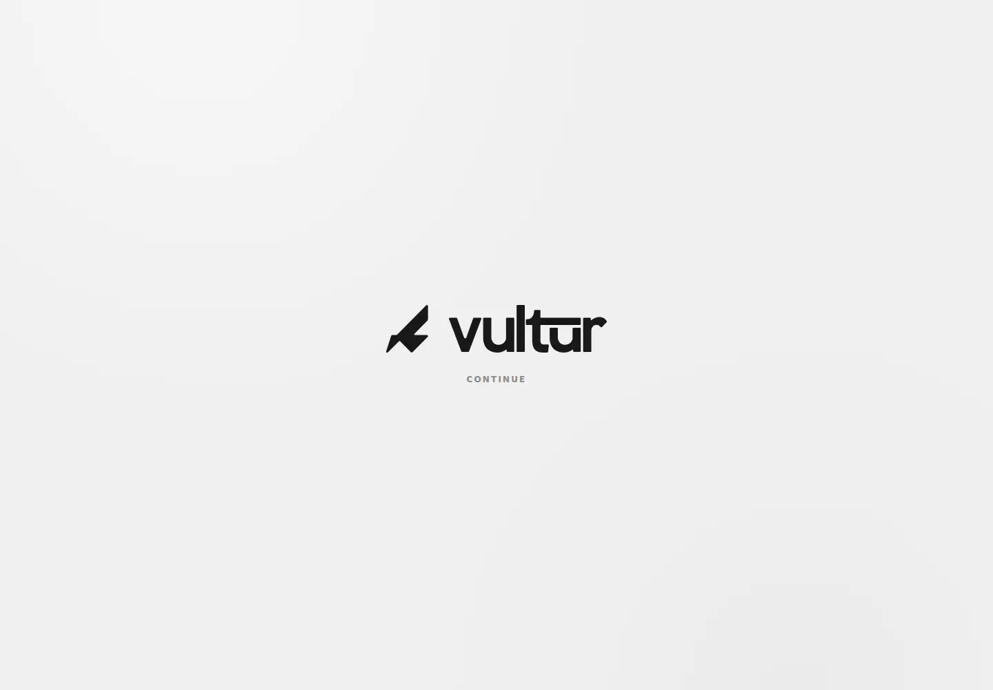 Captured homepage of vultur.ai in the current scan