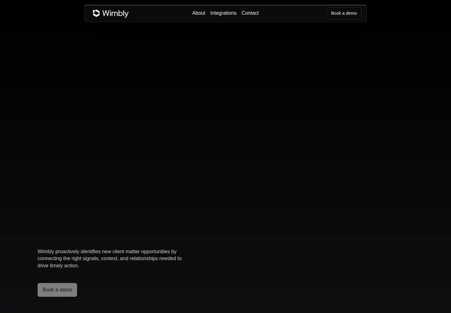 Screenshot of wimbly.ai