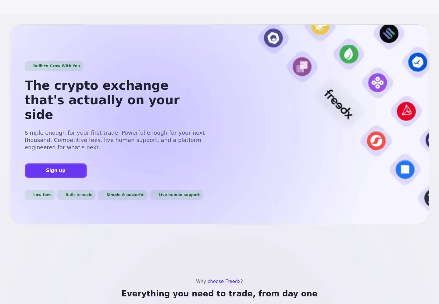Captured homepage of freedx.am in the current scan