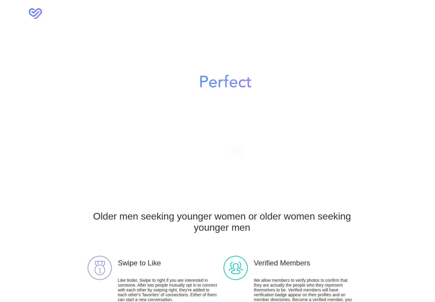Captured homepage of agegap.app in the current scan
