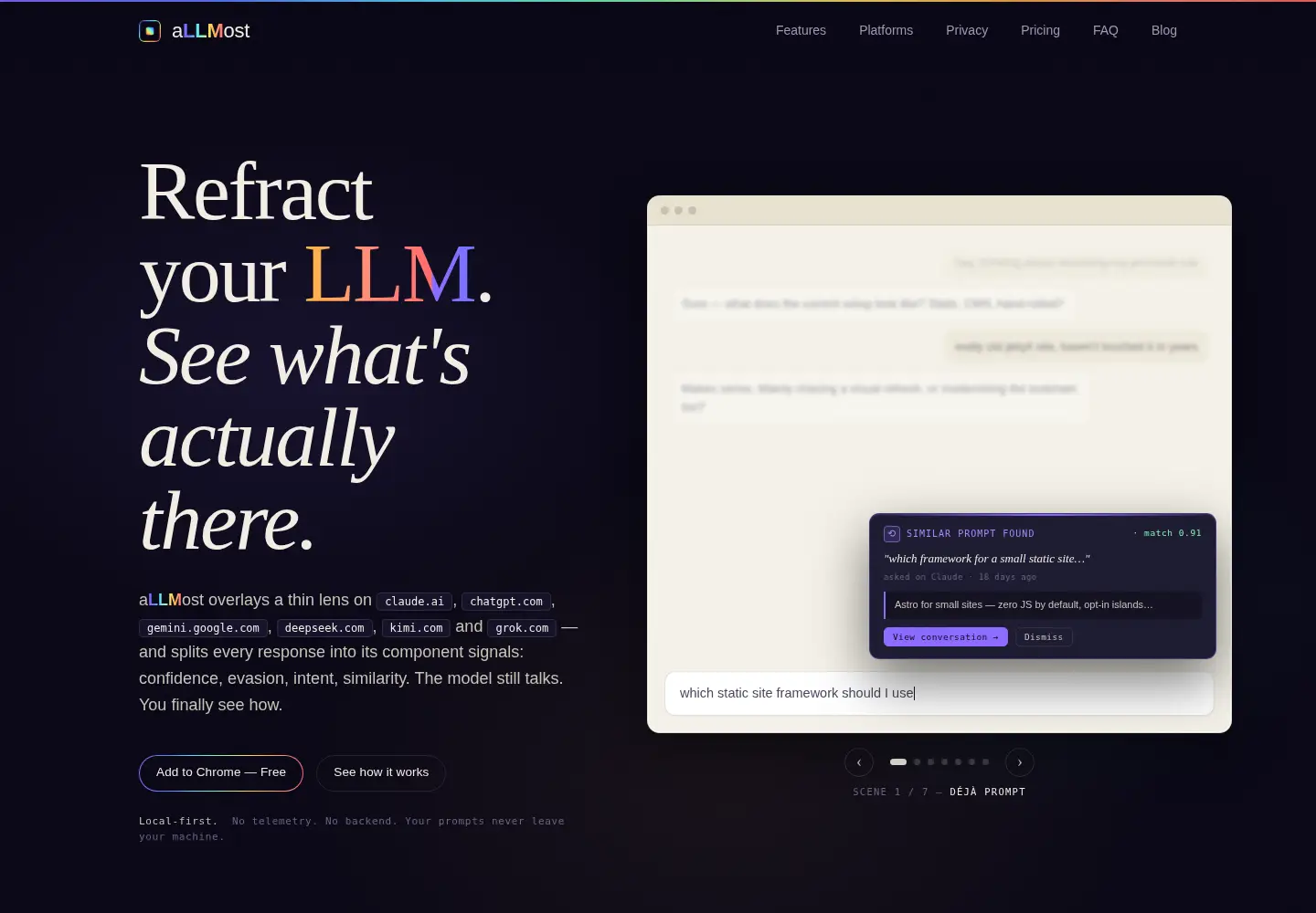 Screenshot of allmost.app