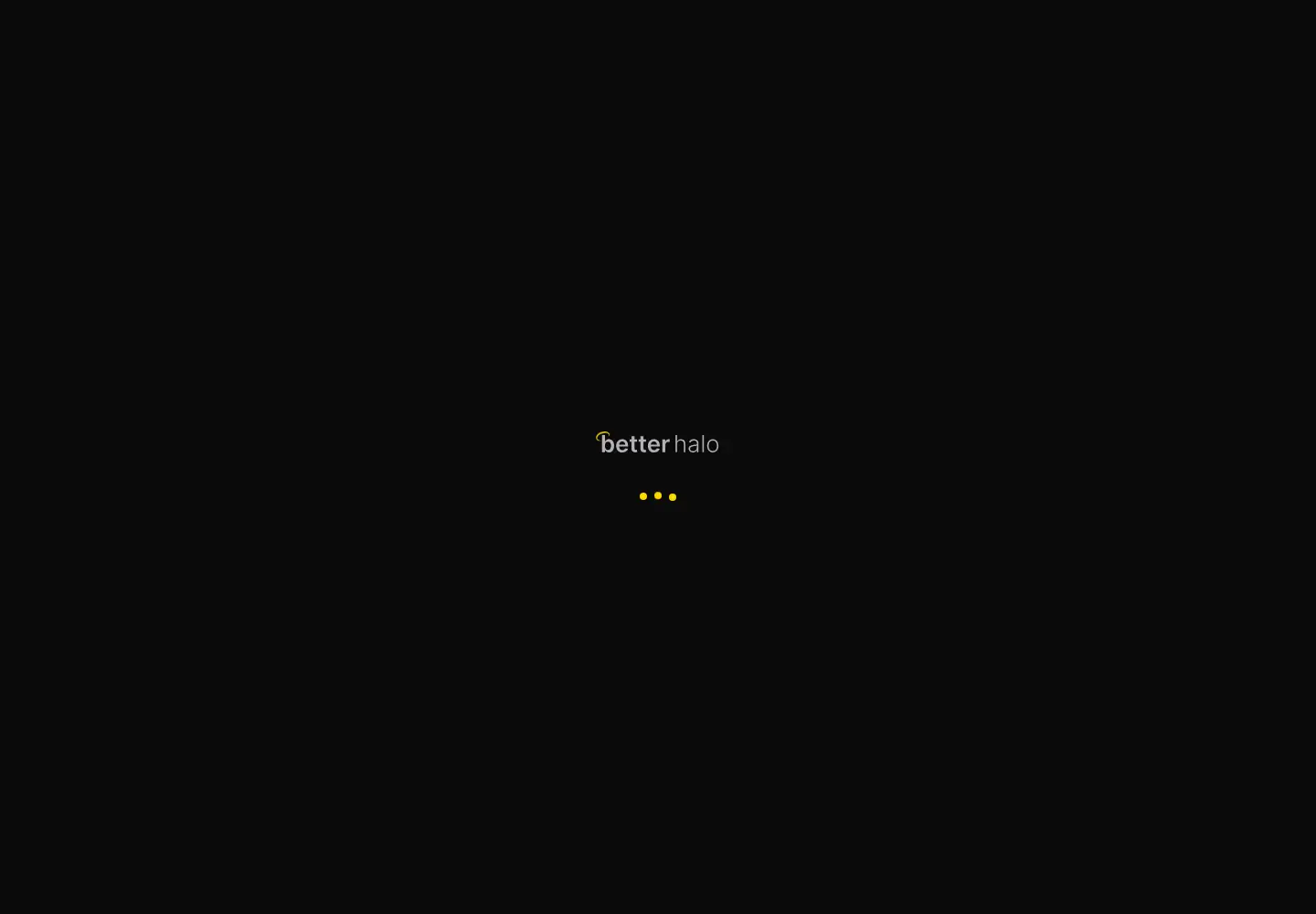 Screenshot of betterhalo.app